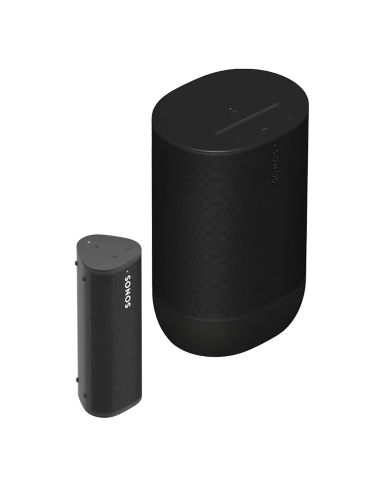 SONOS Zestaw Sonos Move 2 + Roam 2 — Wodoodporne głośniki z Bluetooth i Wi-Fi
