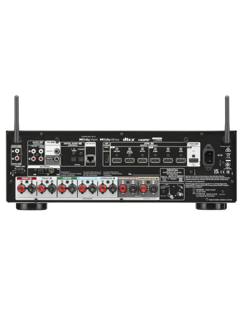 DENON Denon AVR-X1800H + Wilson Raptor 5/Mini/Vocal — Kino domowe z Dolby Atmos