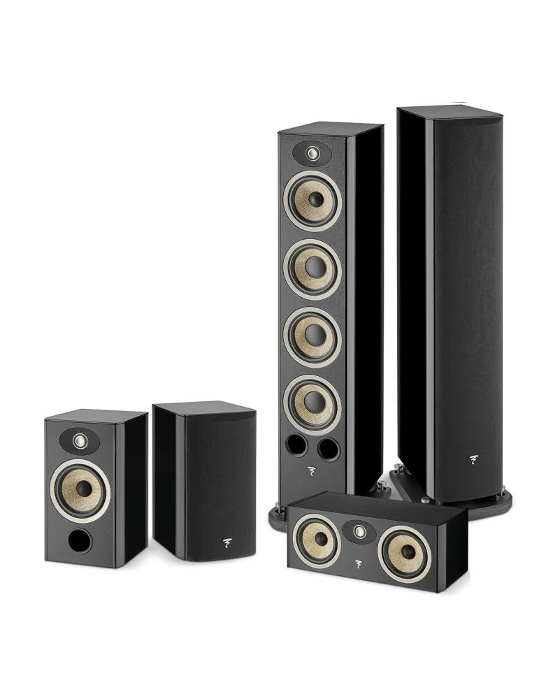 FOCAL Zestaw Focal Aria EVO X N3/N1/CENTER — Kolumny do kina domowego z Flax bass-reflex
