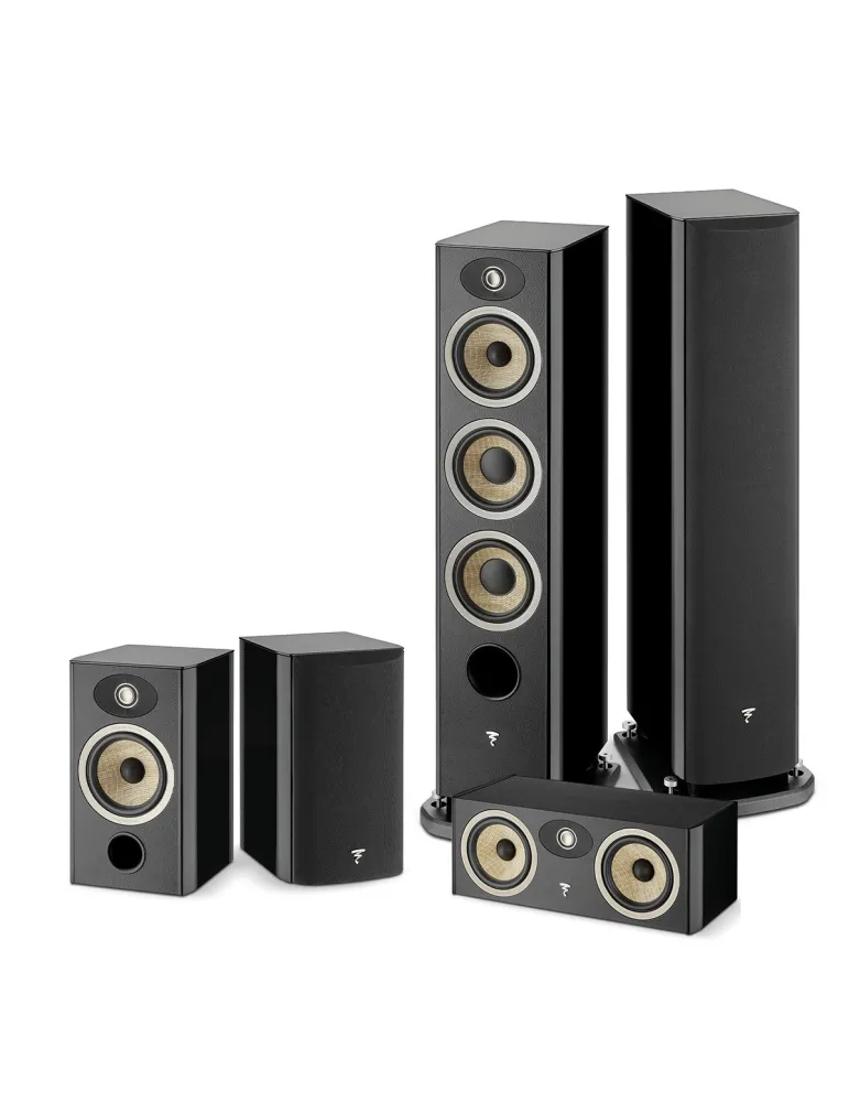 FOCAL Zestaw Focal Aria EVO X N2/N1/CENTER — Kolumny do kina domowego z membraną lnianą