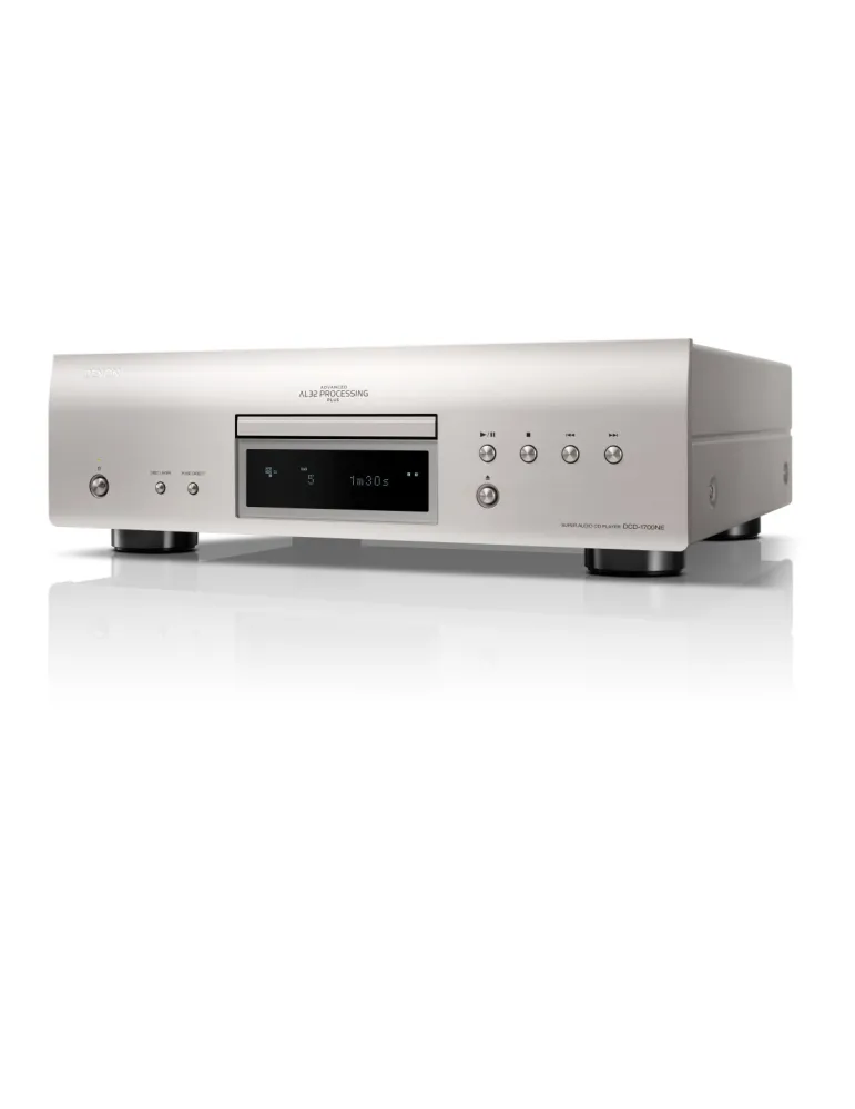 DENON Zestaw stereo: Denon PMA-1700NE + DCD-1700NE — Hi-Fi z funkcjami Hi-Res i cyfrowym odtwarzaczem CD