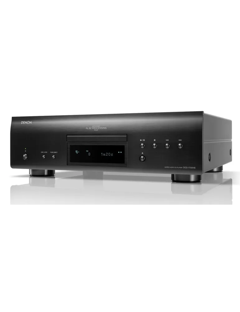 DENON Zestaw stereo: Denon PMA-1700NE + DCD-1700NE — Hi-Fi z funkcjami Hi-Res i cyfrowym odtwarzaczem CD