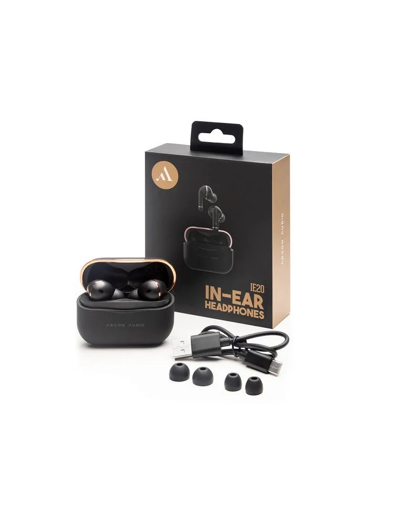 ARGON AUDIO Argon Audio IE 20 — Słuchawki bezprzewodowe ANC z Bluetooth 5.0