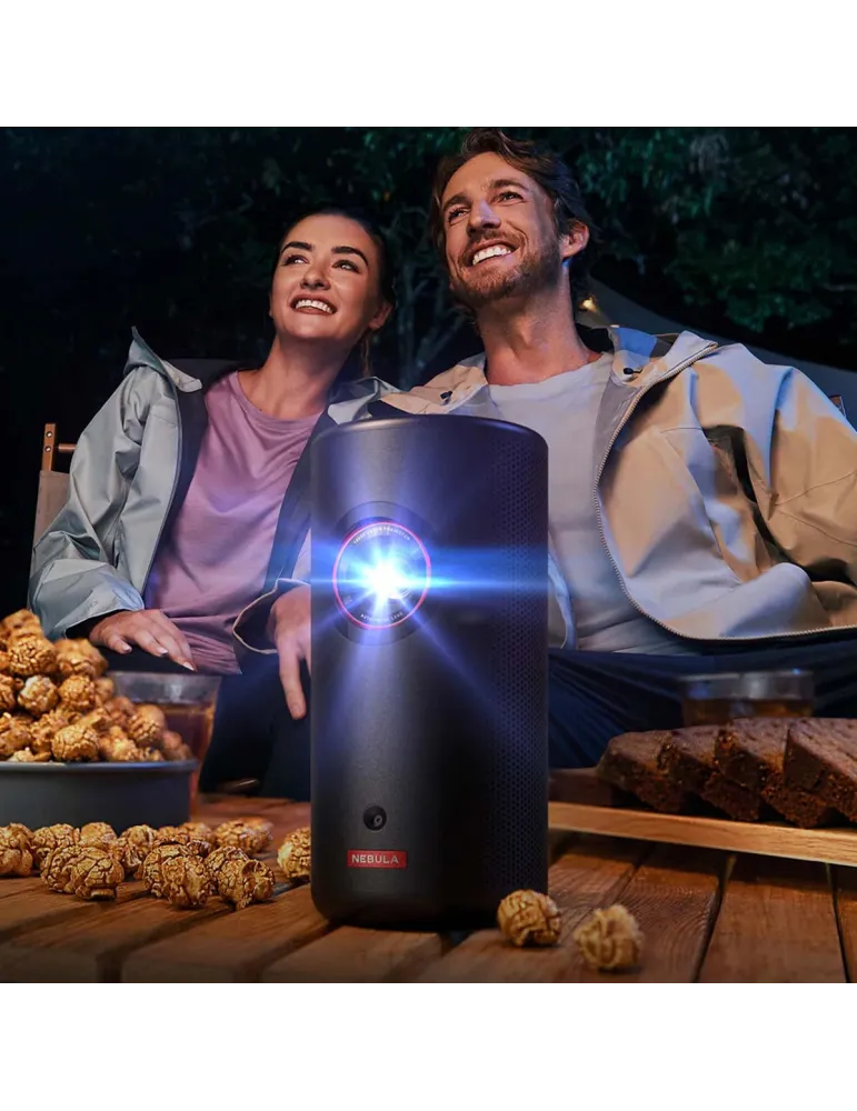 NEBULA Nebula Capsule 3 Laser — Przenośny projektor z wysokiej jakości dźwiękiem Dolby