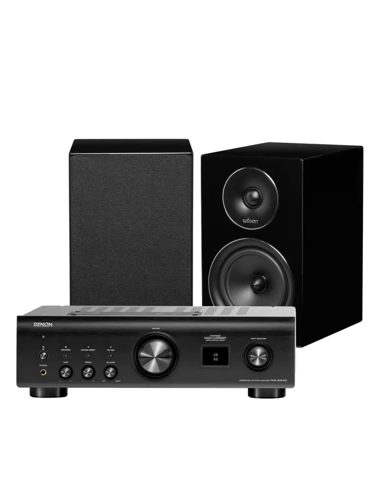 DENON Zestaw stereo Denon PMA-900HNE + Wilson EL-4 — Bluetooth, Wi-Fi, USB