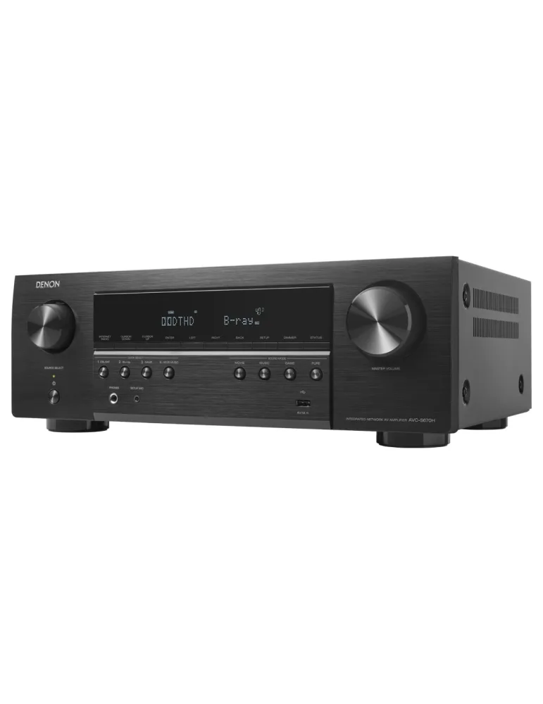 DENON Zestaw Denon AVC-S670H + Wilson EL-4/Vocal EL — Kino domowe 5.0 z Bluetooth