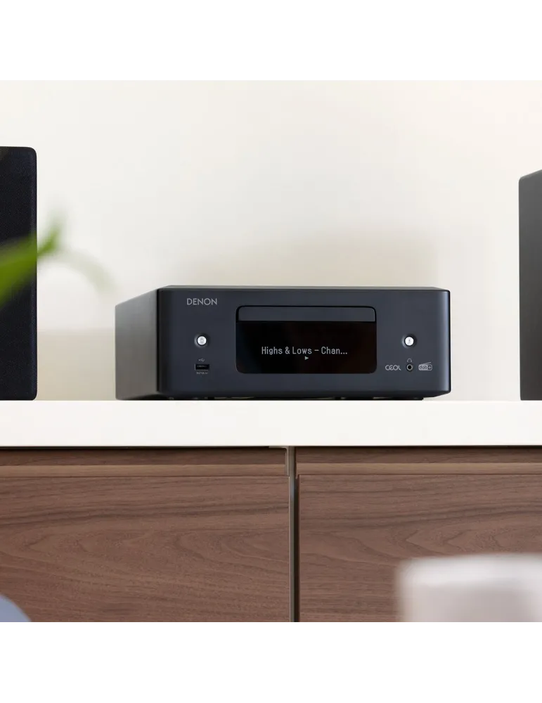 DENON Zestaw stereo Denon RCD-N12 DAB + Wilson EL-4 — Bluetooth, 4x50W, USB