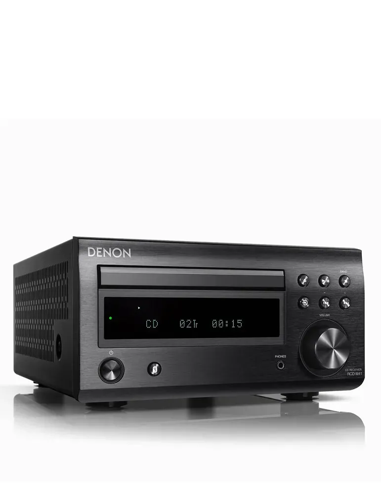 DENON Denon RCD-M41 — Amplituner stereo z CD i Hi-Fi jakością dźwięku