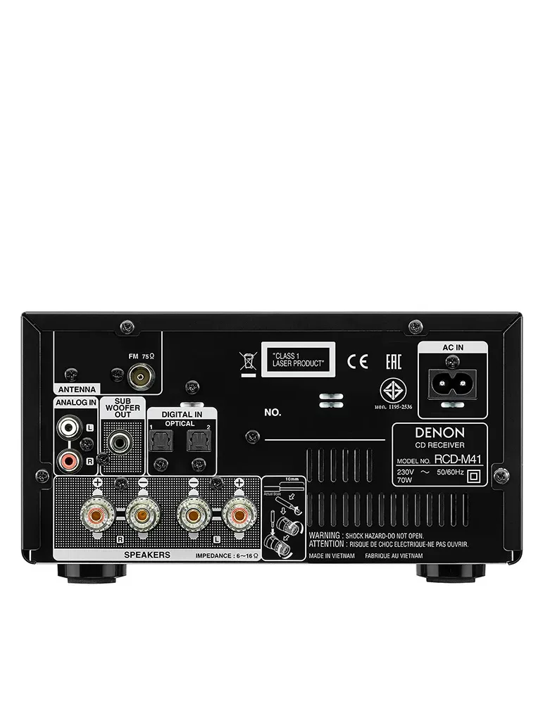 DENON Denon RCD-M41 DAB+ — Amplituner stereo z CD i Bluetooth