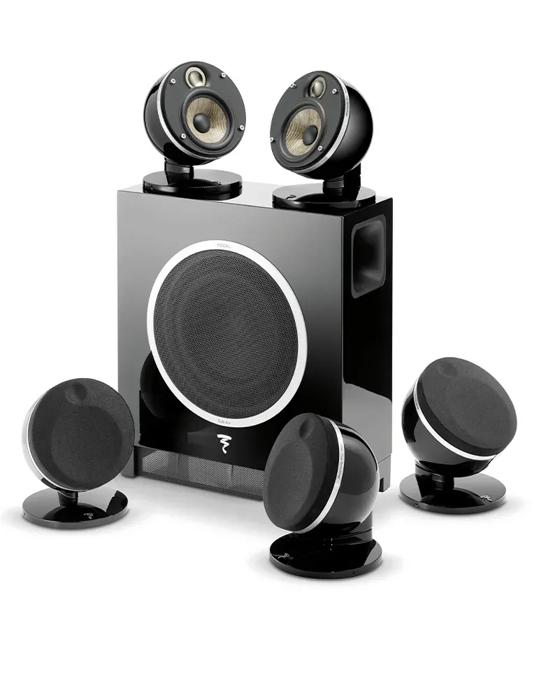 FOCAL Zestaw kina domowego Focal Dome Flax 5.1 — Bezprzewodowy Sub Air