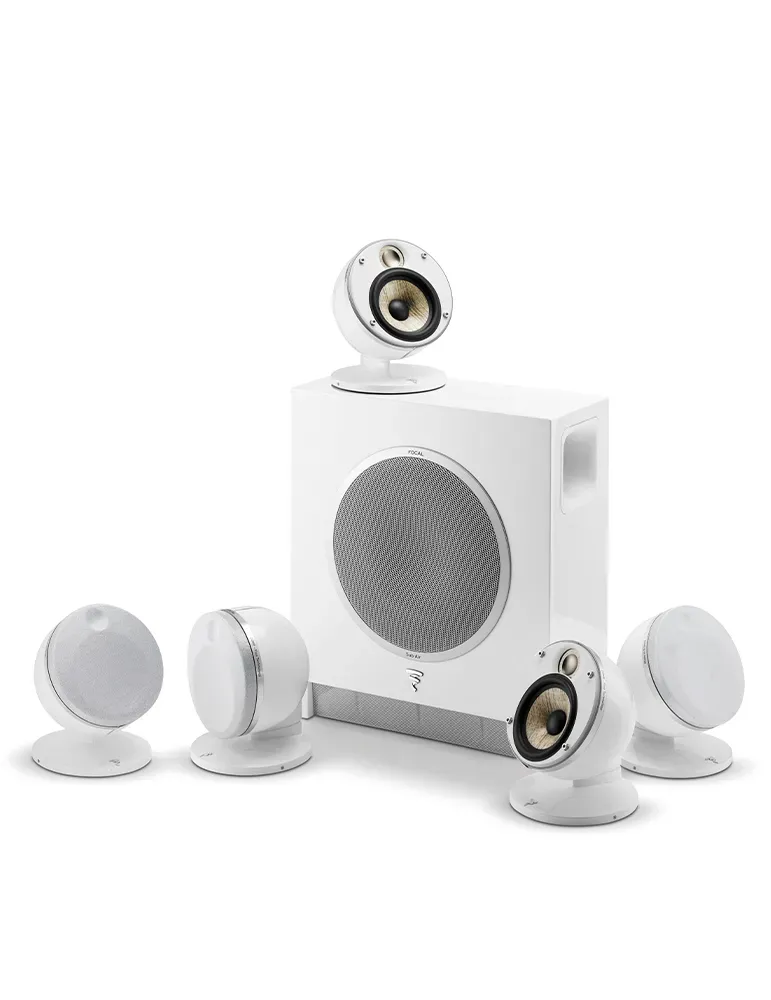 FOCAL Zestaw kina domowego Focal Dome Flax 5.1 — Bezprzewodowy Sub Air