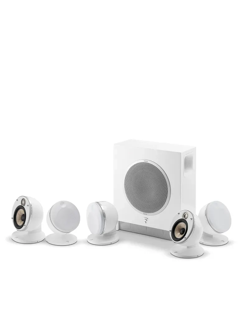 FOCAL Zestaw kina domowego Focal Dome Flax 5.1 — Bezprzewodowy Sub Air