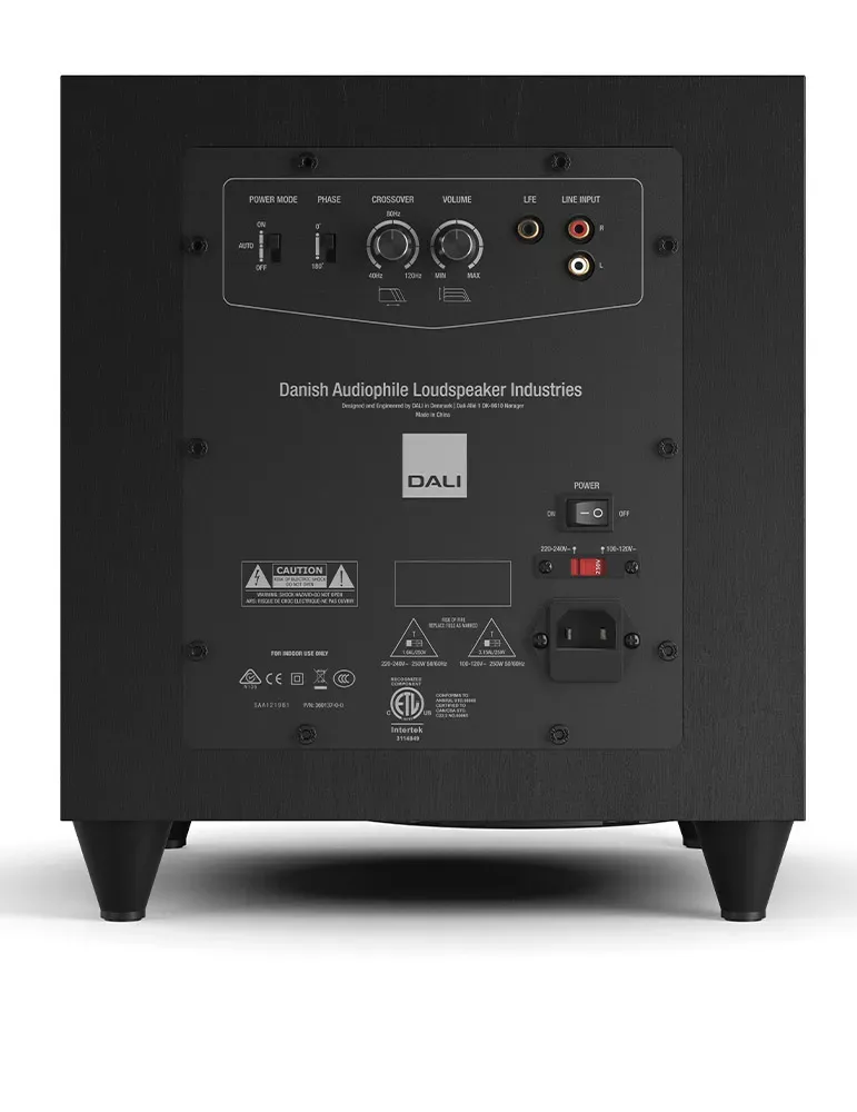 DALI Dali Sub C-8 D — Subwoofer do kina domowego z wejściem LFE