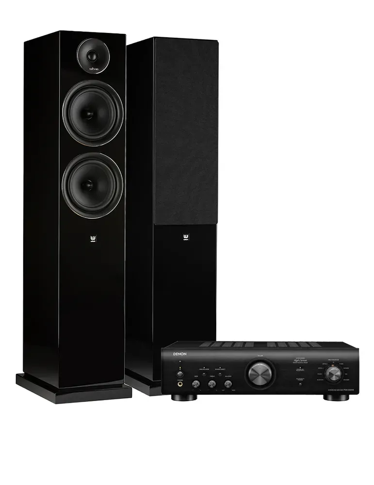 DENON Denon PMA-600NE + Wilson EL-8 — Zestaw stereo Hi-Fi z Bluetooth