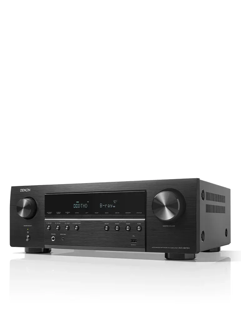 DENON Denon AVC-S670H — Amplituner 5.2 z Dolby TrueHD i DTS HD Master Audio