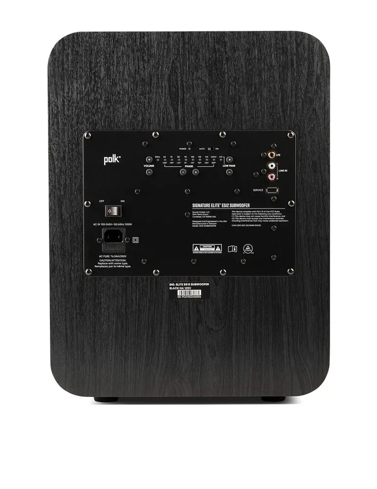 POLK AUDIO Polk Audio Signature Elite ES12 — Subwoofer 12 cali z Power Port i DSP