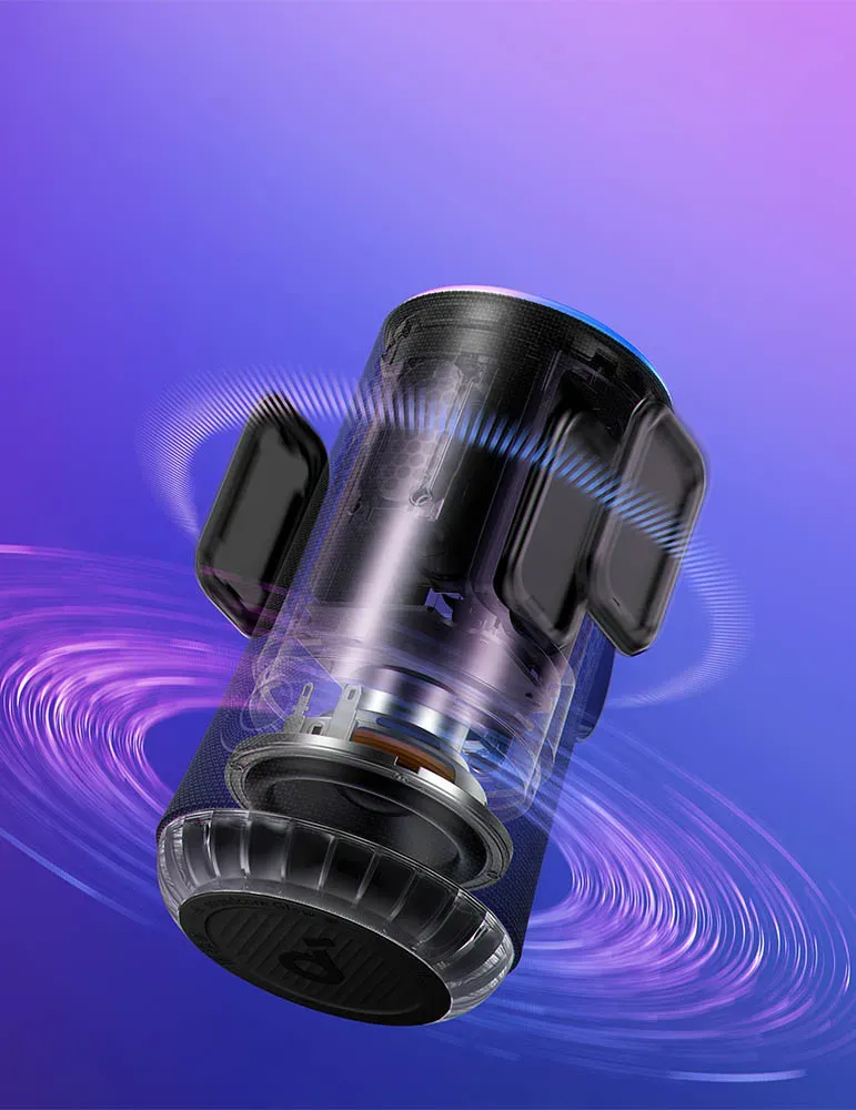 SOUNDCORE Soundcore Glow — Głośniki Bluetooth z efektem świetlnym i wodoodpornością IP67