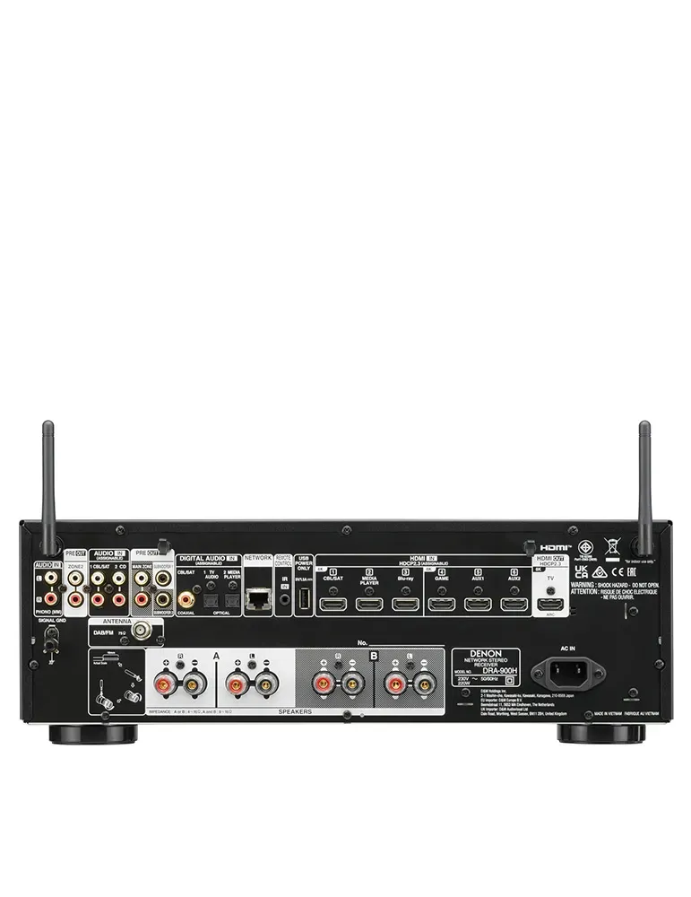 DENON Denon DRA-900H + Polk Audio ES60 — Zestaw stereo Hi-Fi z HEOS i Hi-Res Audio