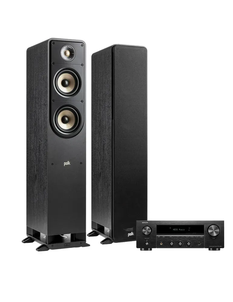 DENON Zestaw stereo Denon DRA-900H/Polk Audio ES50 — Bluetooth, 145W, HEOS
