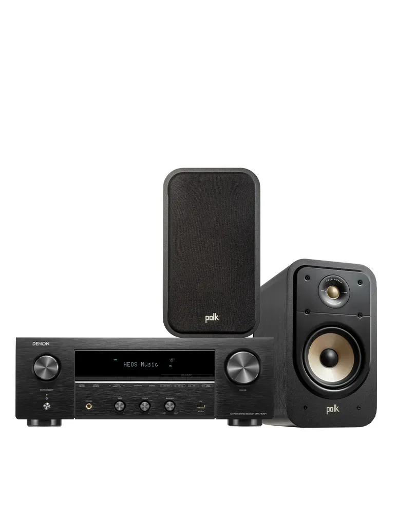 DENON Denon DRA-900H + Polk Audio ES20 — Zestaw stereo Hi-Fi z 8K i strumieniowaniem