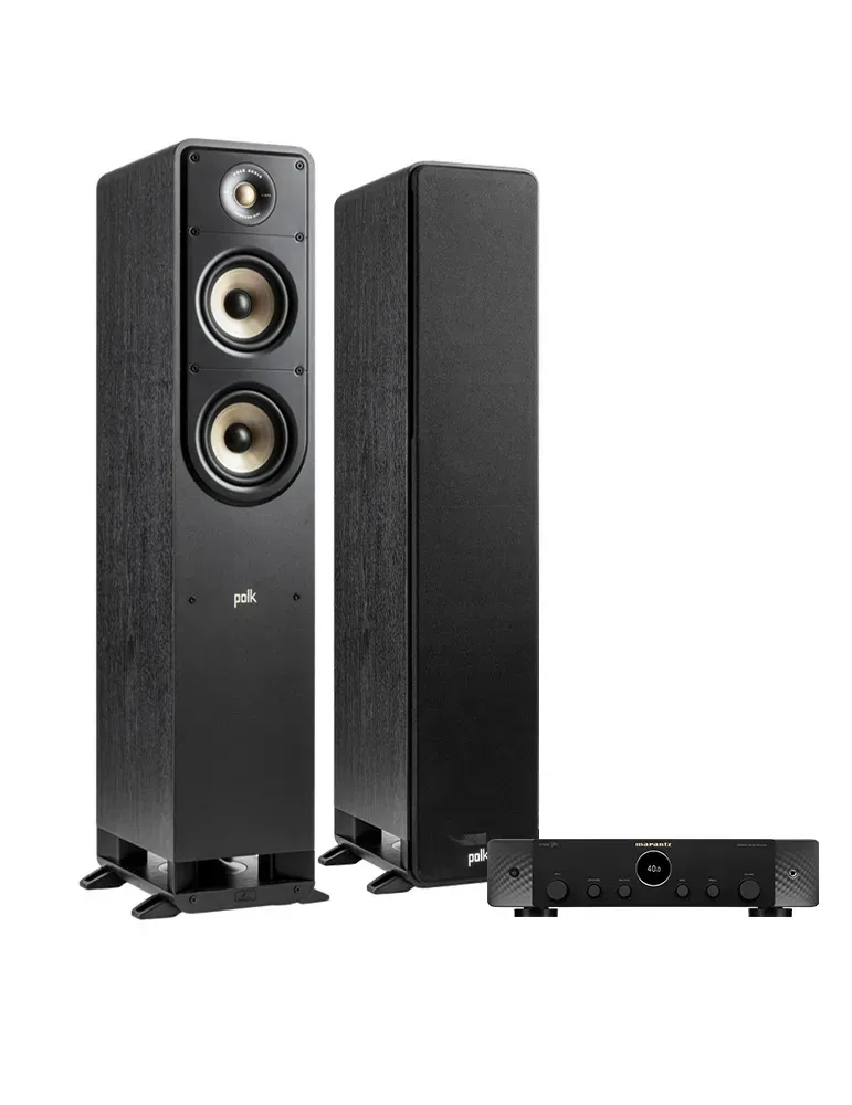 MARANTZ Zestaw stereo Marantz Stereo 70s/Polk Audio ES50 — Wzmacniacz i kolumny podłogowe