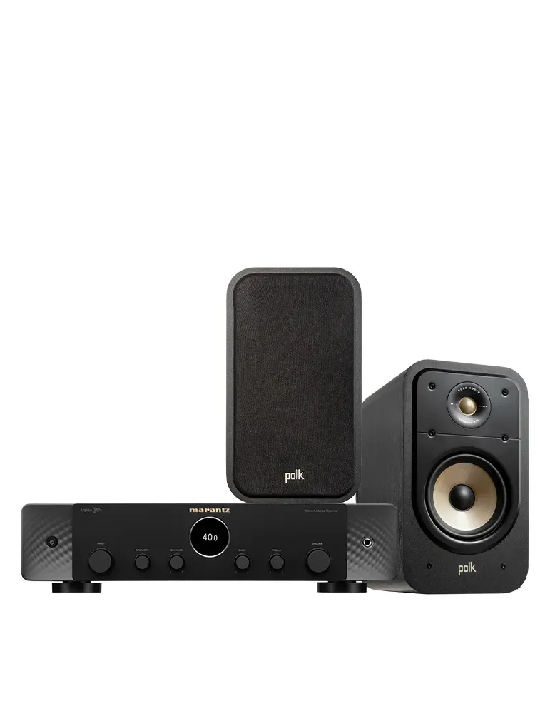 MARANTZ Zestaw Marantz Stereo 70s — Hi-Fi z głośnikami Polk Audio ES20, wysoka jakość dźwięku