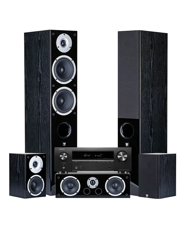 DENON Zestaw kina domowego Denon AVR-X580BT + Wilson Raptor 5/Mini/Vocal — Bluetooth, 8K