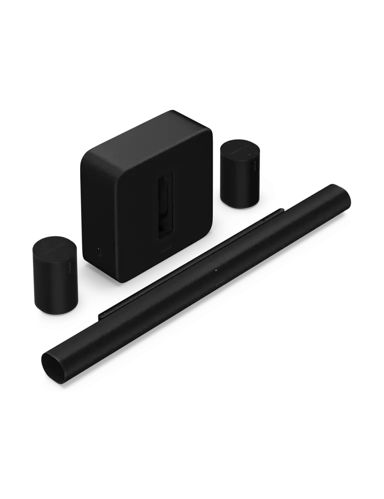 SONOS Zestaw Sonos Arc Ultra — Kino domowe z Sub 4 i 2 Era 100, Dolby Atmos