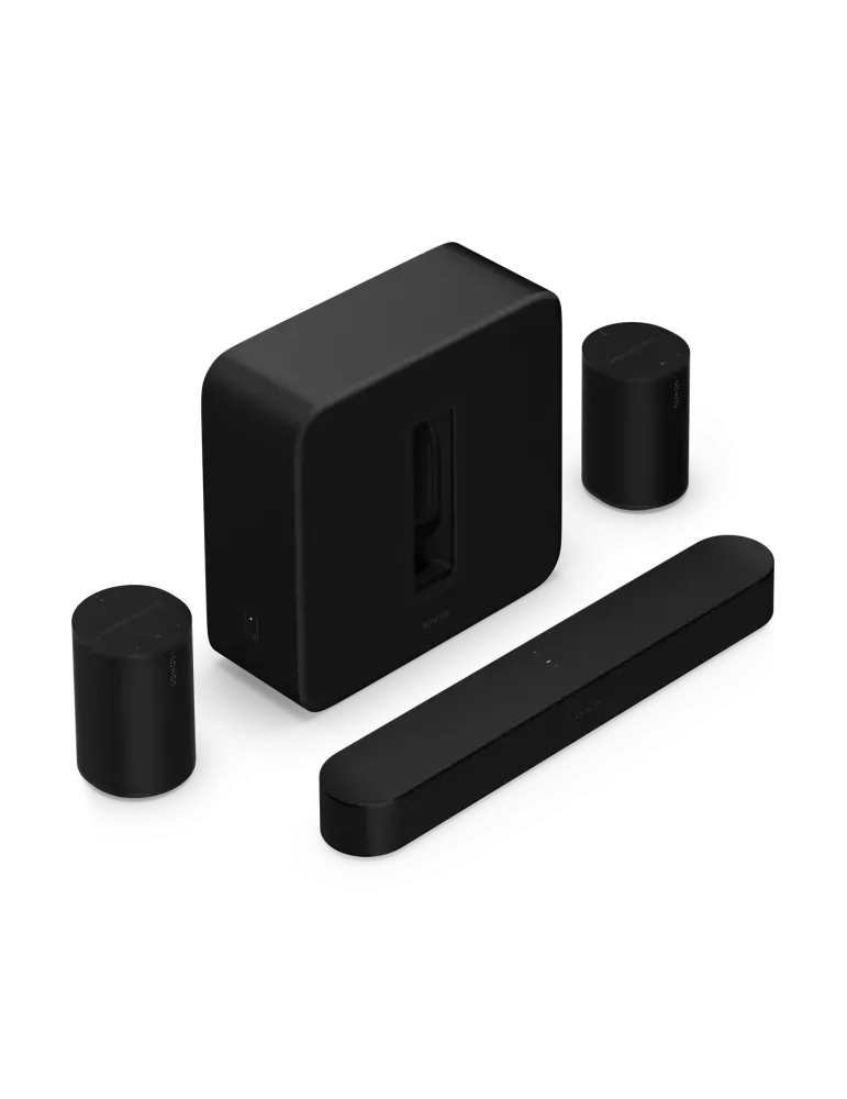 SONOS Zestaw Sonos Beam Gen 2 + Sub 4 + 2x Era 100 — Kino domowe premium