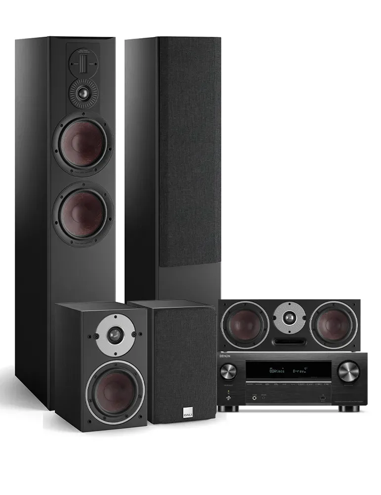 DENON Denon AVC-X3800H + Dali Opticon 6/1/Vokal MK2 — Kino domowe 5.0 z Hi-Res Audio