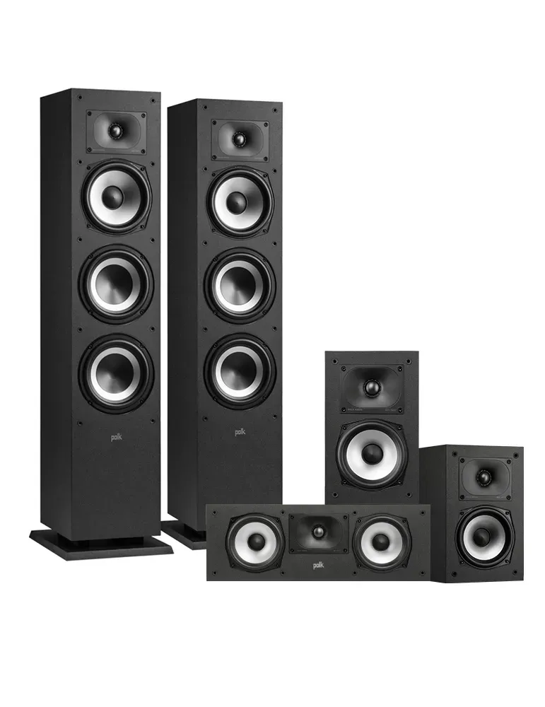 POLK AUDIO Zestaw Polk Audio Monitor XT60/15/30C — Kolumny podłogowe z czystym basem