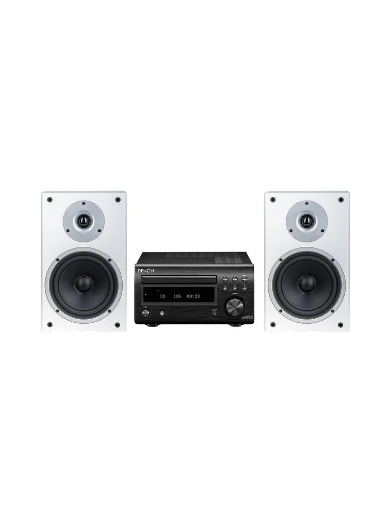 DENON Zestaw stereo Denon RCD-M41 DAB+ — Wilson Raptor 3, wysoka jakość dźwięku, Bluetooth