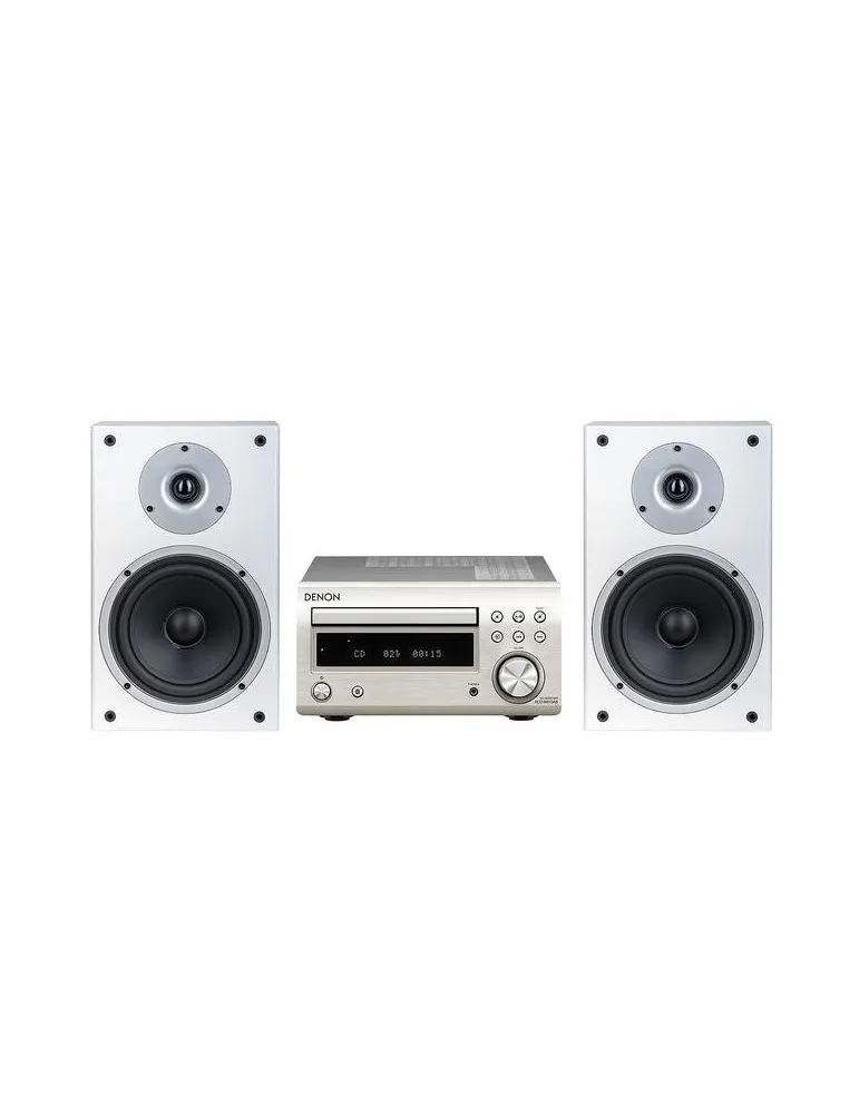 DENON Zestaw stereo Denon RCD-M41 DAB+ — Wilson Raptor 3, wysoka jakość dźwięku, Bluetooth