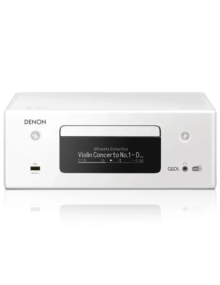 DENON DENON RCD-N11 Amplituner Z Odtwarzaczem CD Biały - Outlet - AFWRO