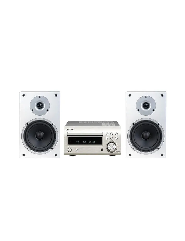 DENON Zestaw stereo Denon RCD-M41 + Raptor 3 — miniwieża CD Bluetooth z tunerem DAB/FM