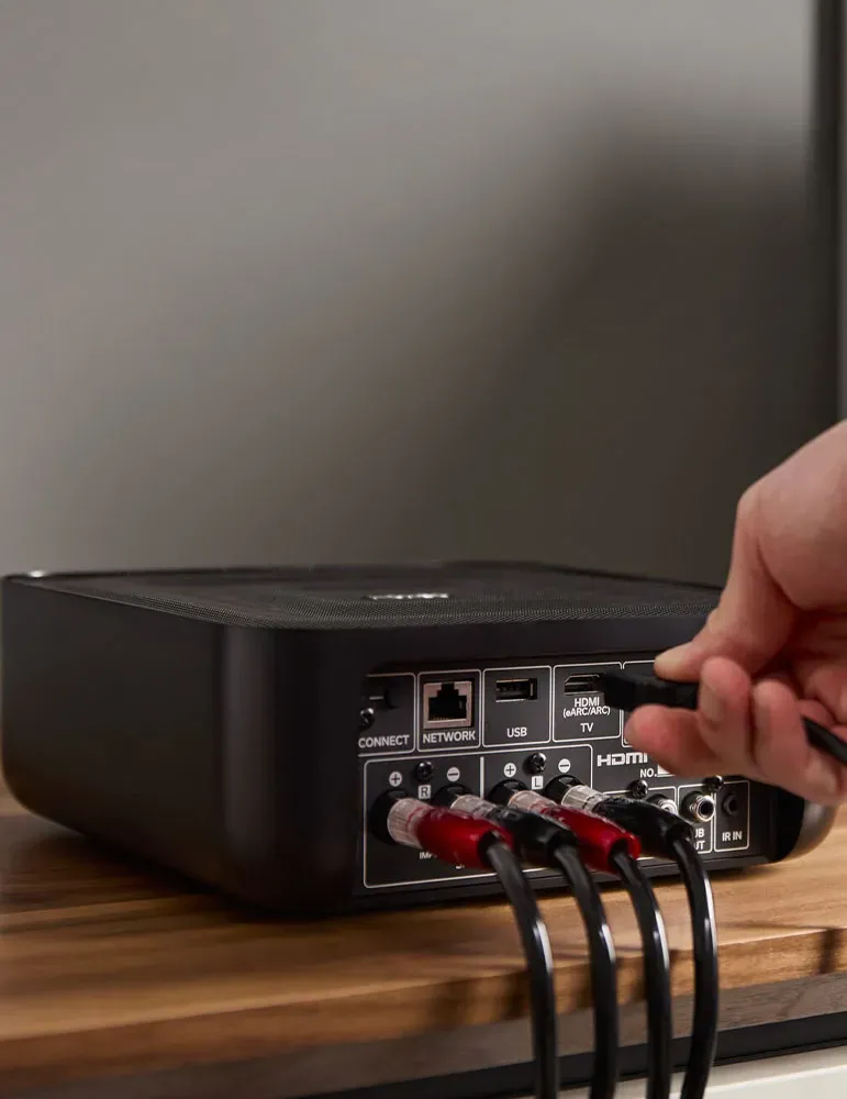DENON Denon Home AMP + QA 3020C — Zestaw stereo Hi-Fi z dźwiękiem wysokiej jakości